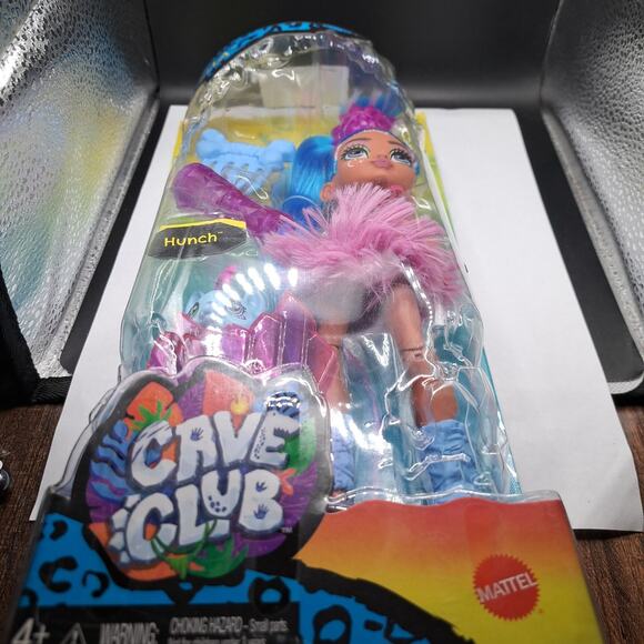 Cave Club Tella with Hunch Doll, Brand New in Box, by Mattel, Discontinued - Picture 1 of 3